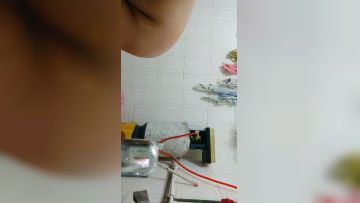 妹妹洗澡分享给你们看，点赞够800后天