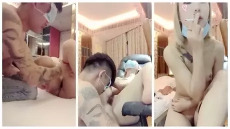 高颜值极品身材的小美女和炮友开情趣房 口交 添B 啪...